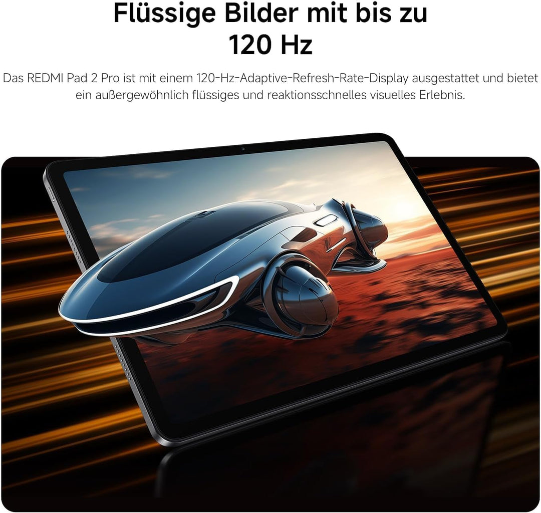 XIAOMI REDMI Pad 2 Pro, 8+256GB, 12,1" 2,5K 120Hz Display, Riesiger 12.000mAh (typ) Akku, 4nm Prozes