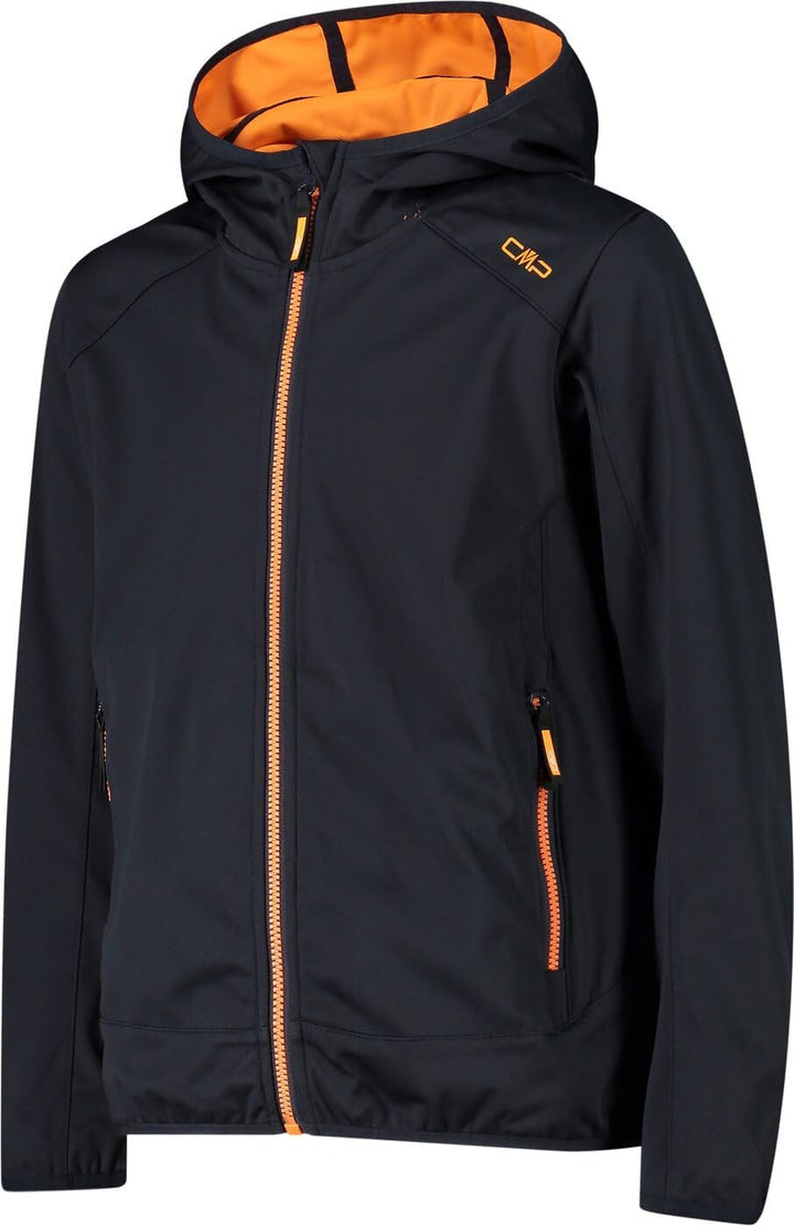 CMP - Leichte Softshelljacke für Kinder, Anthrazit-Flamme, 98