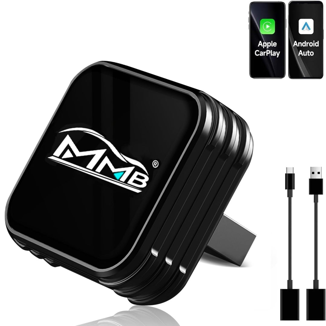 MMB CP-Ultra 2026 kabelloser CarPlay Adapter, 2-in-1 für iPhone & Android Auto, Wi-Fi 6+Bluetooth 5.