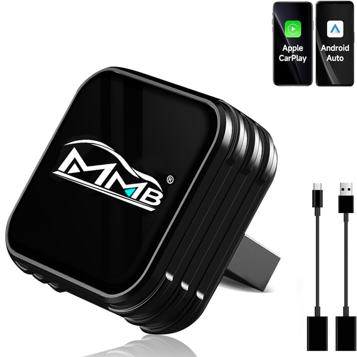 MMB CP-Ultra 2026 kabelloser CarPlay Adapter, 2-in-1 für iPhone & Android Auto, Wi-Fi 6+Bluetooth 5.
