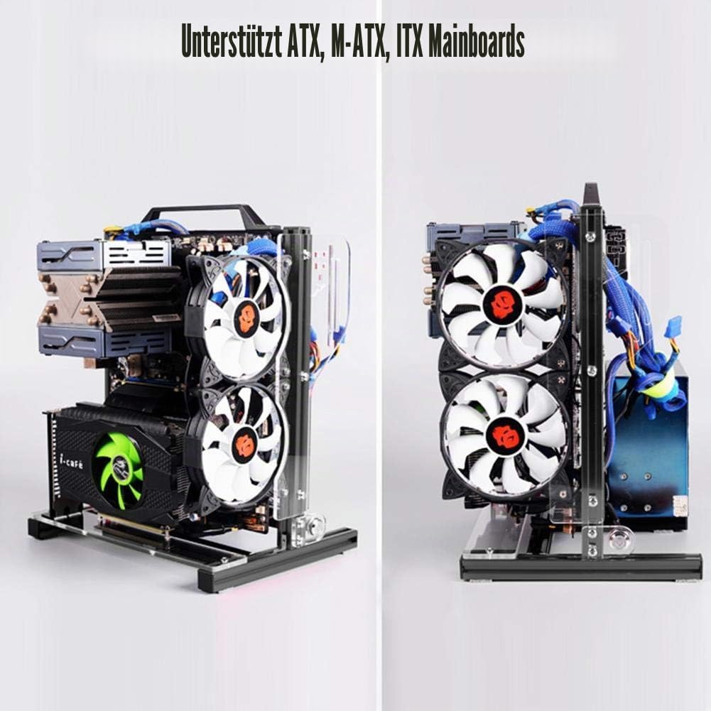 Offenes PC-Gehäuse, ATX/M-ATX/ITX Open, Chassis Testplattform für vertikales Overclocking, offenes R