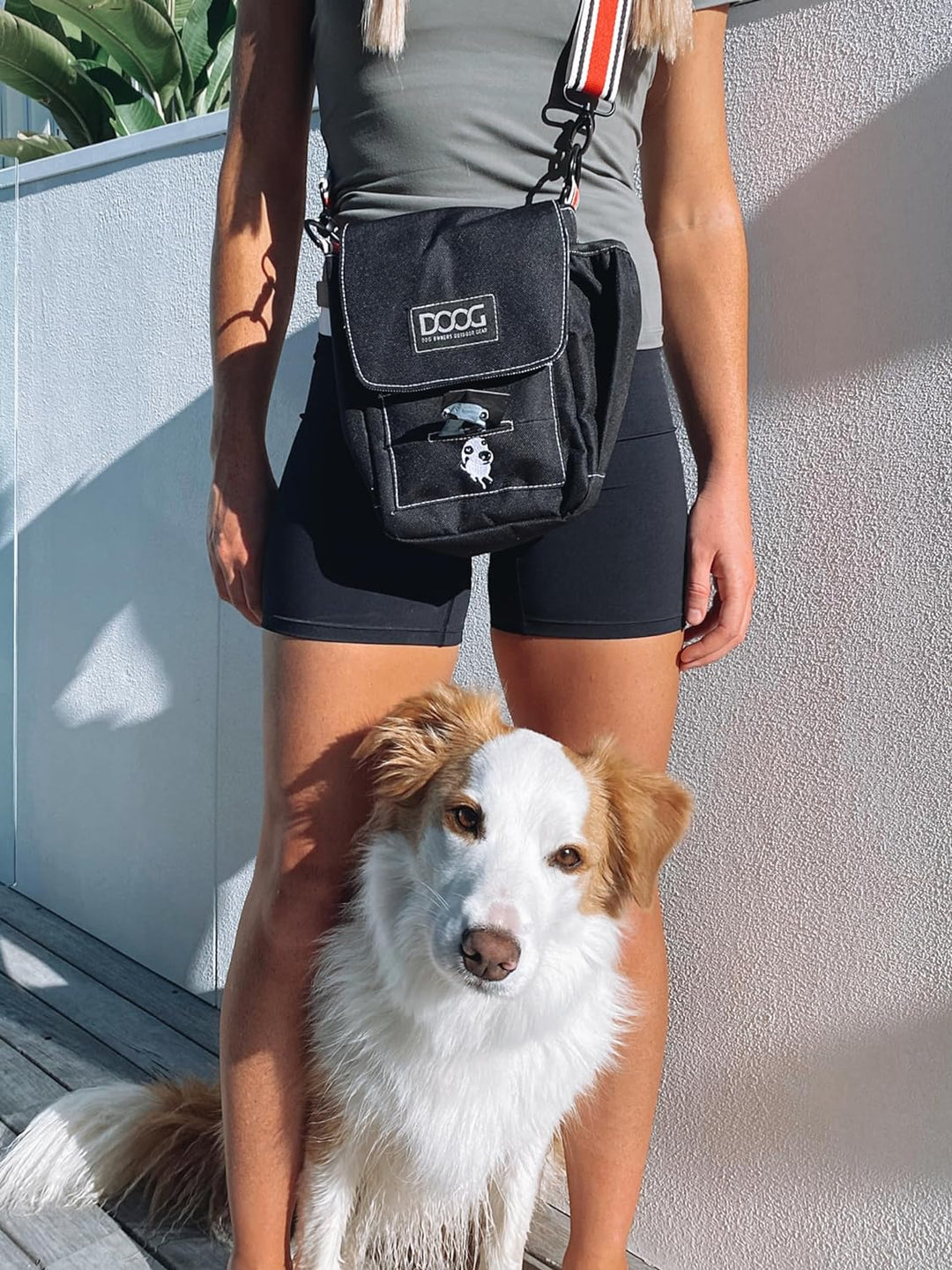 DOOG Walkie Umhängetasche Schwarz, Schwarz