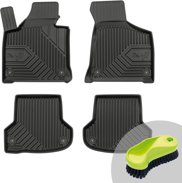 FROGUM No.77 Gummimatten Ganzjahresset von Auto Fussmatten Autofussmatten für Audi A3 8P 2003-2013,