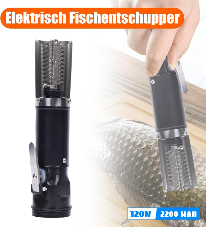 Elektrischer Fischschupper, Modern Tragbarkeit Fischschuppenentferner mit Eingebauter 2200mAh-Akku,