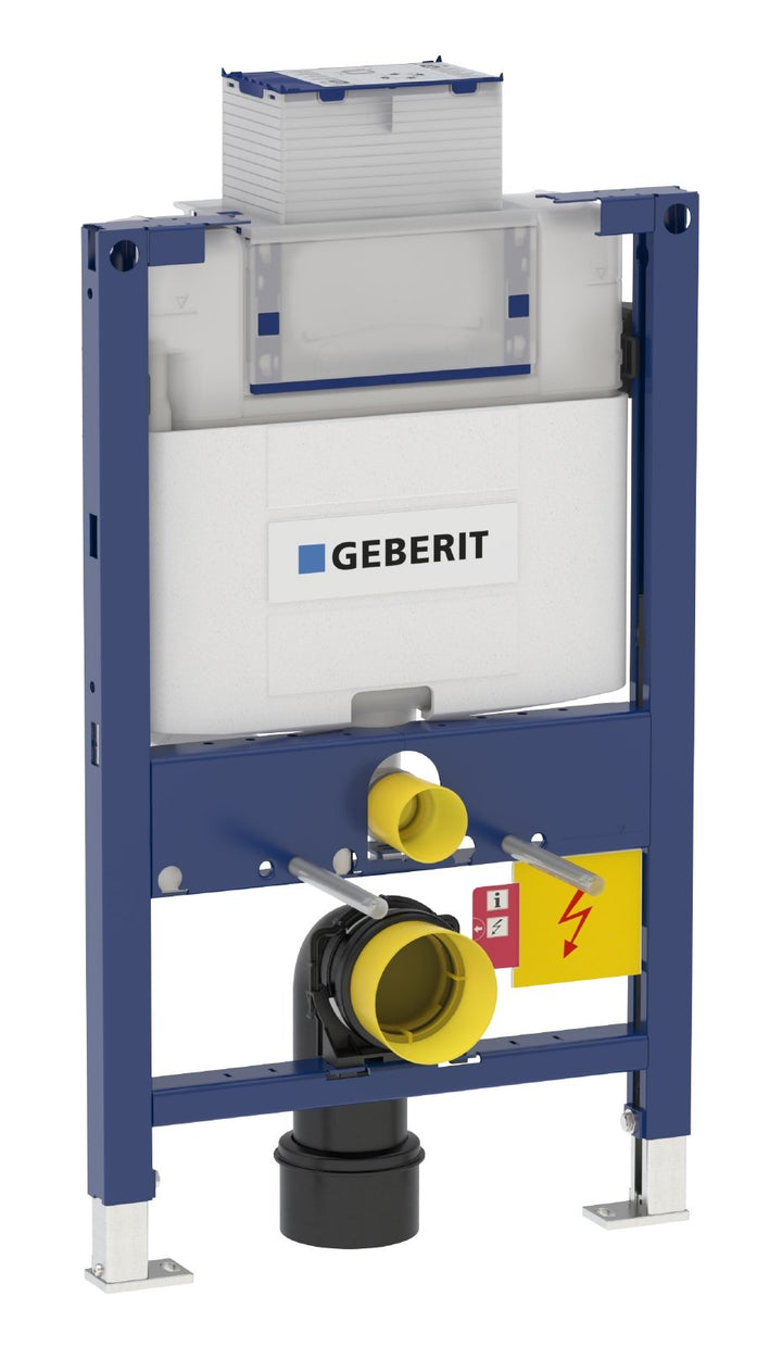 Geberit Montageelement Duofix, 111003001, Element für Wand-WC, mit Omega UP-Spülkasten, 2-Mengen-Spü