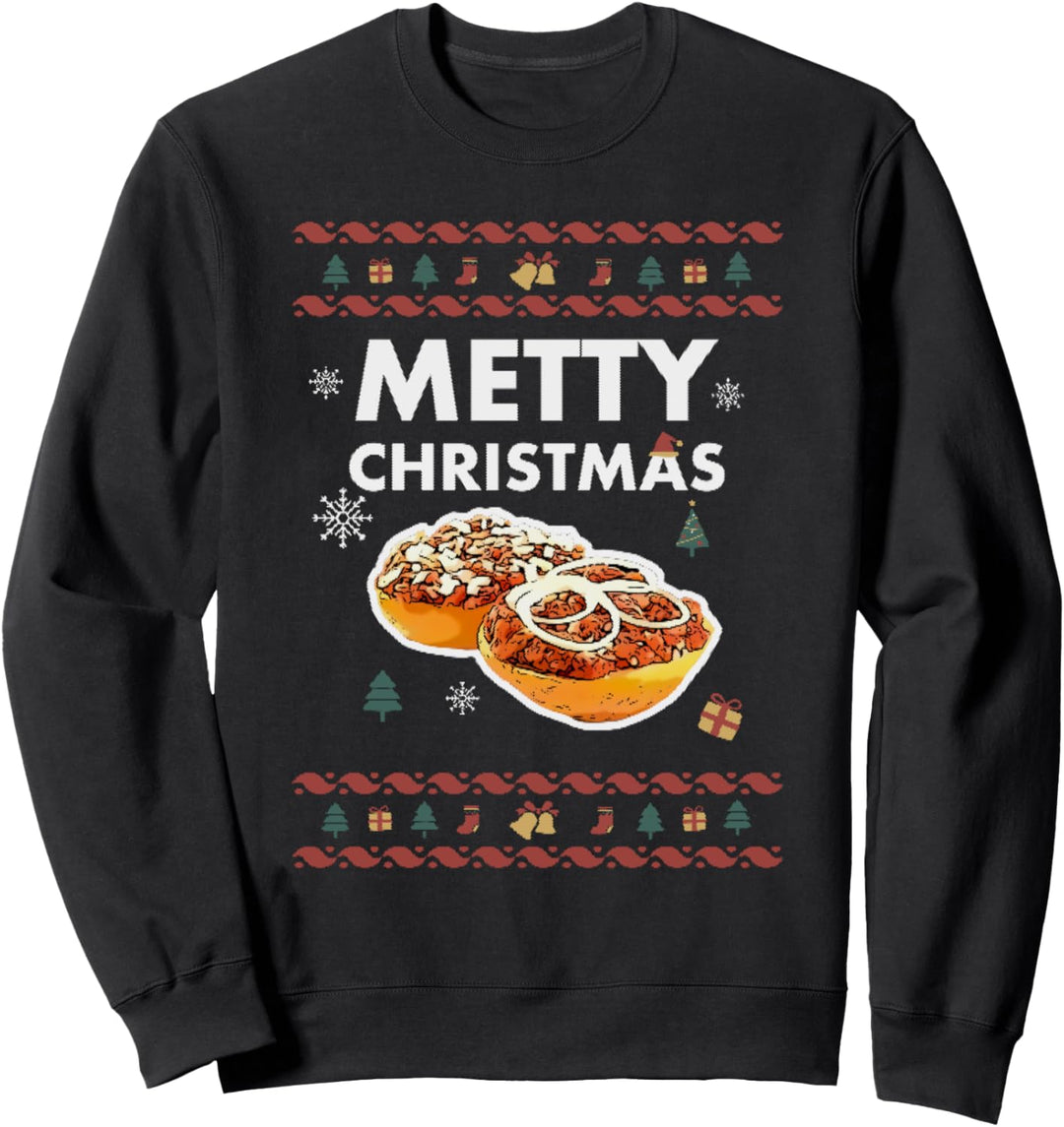 Ugly Christmas Sweater - Mettbrötchen Edition - Weihnachten Sweatshirt