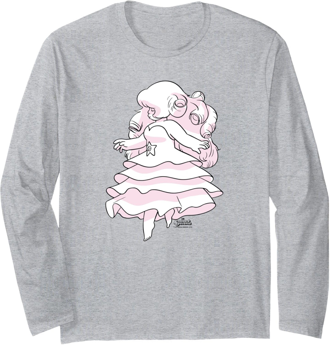Steven Universe Rose Sketch Langarmshirt