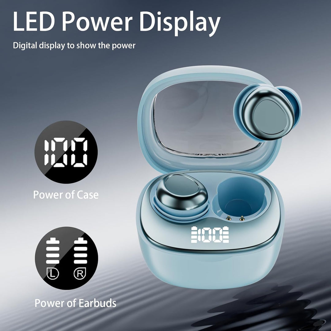 Mini Schlafkopfhörer Bluetooth 5.4 Kopfhörer, 2025 Neue in Ear Kopfhörer Kabellos mit 25 Stunden Akk