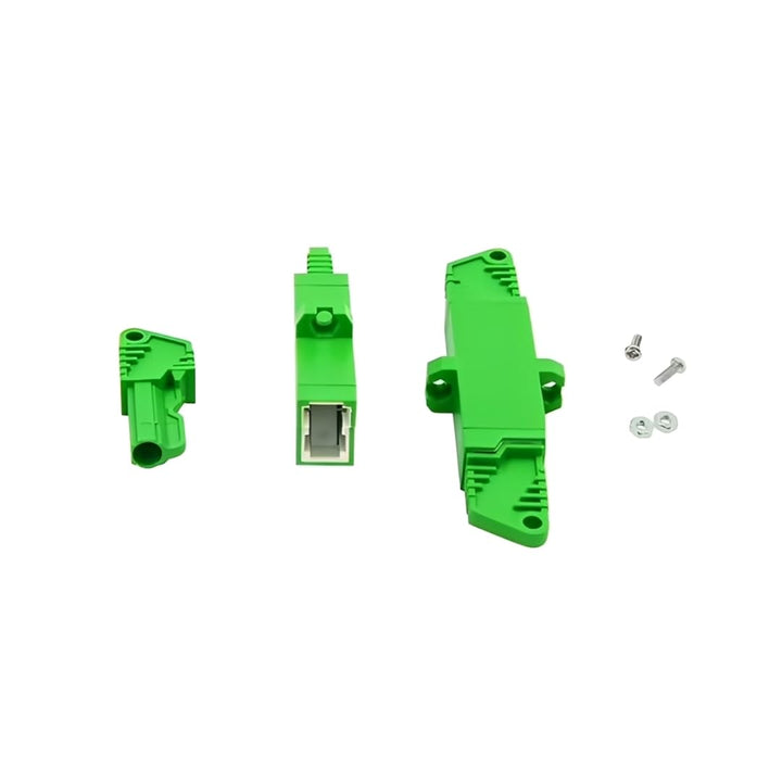 Elfcam® - Glasfaser-Adapter Singlemode Simplex E2000/APC Female/Buchse auf E2000/APC Female/Buchse,