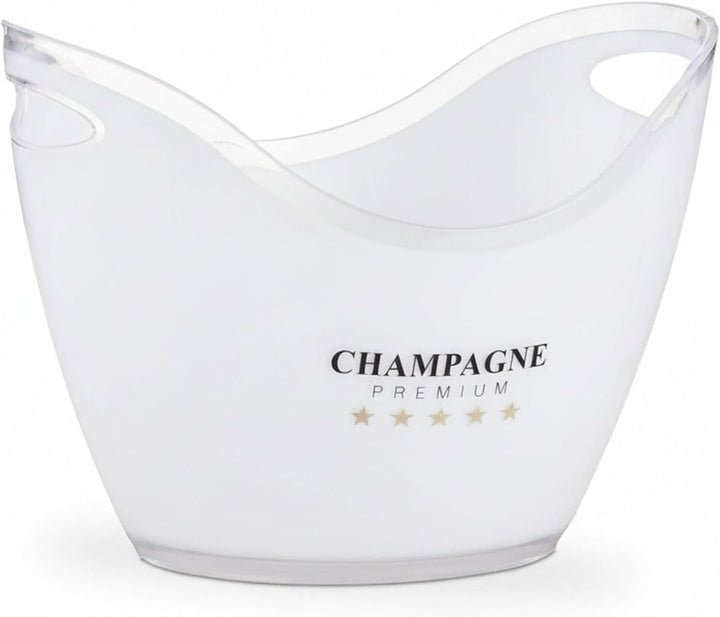 Relaxdays Sektkühler, Champagne Premium, 6l Volumen, Getränke kühlen, Champagnerkühler HxBxT: 25,5 x