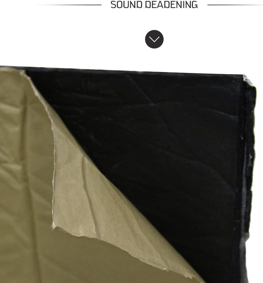 lingda 10�mm Hitzeschild Thermo Isolierung Proof deadener Matte Auto Noise Control Akustische D�mpfu