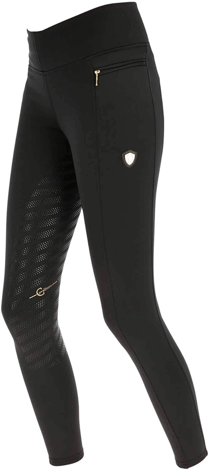 Covalliero Kerbl Reitleggings Coldana - Riding Tight, Vollbesatz, 128-170 32-46 32W / 34L Anthrazit,