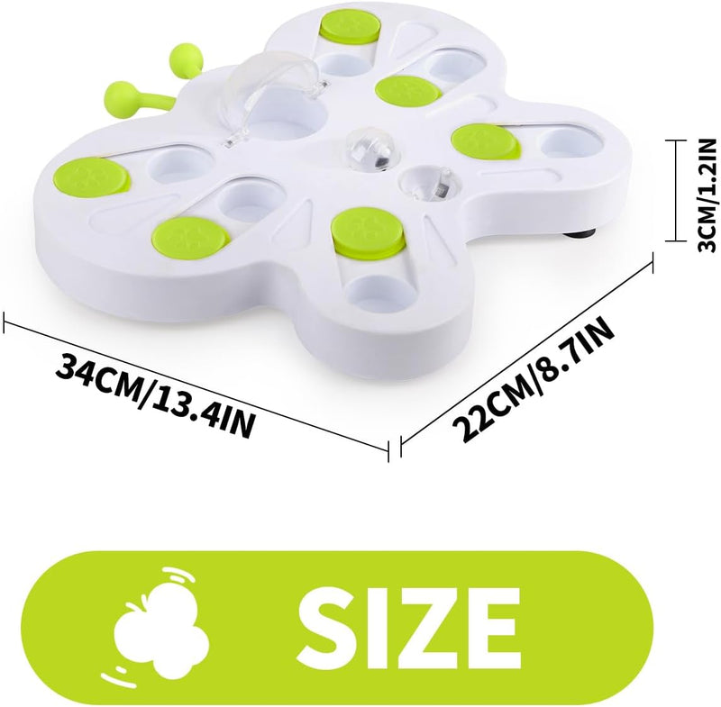 ALL FOR PAWS Interactives Katzen-Futterstation Puzzle (Schmetterling Katzen-Futterstation Puzzle), S