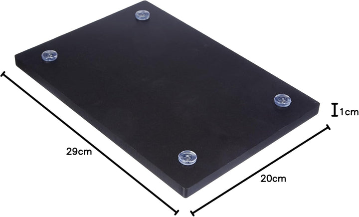 Metaltex 73381538 Schneidebrett, Polyethylen 29 x 20 x 1,5 cm Schwarz 29L x 20B cm Schwarz, 29L x 20