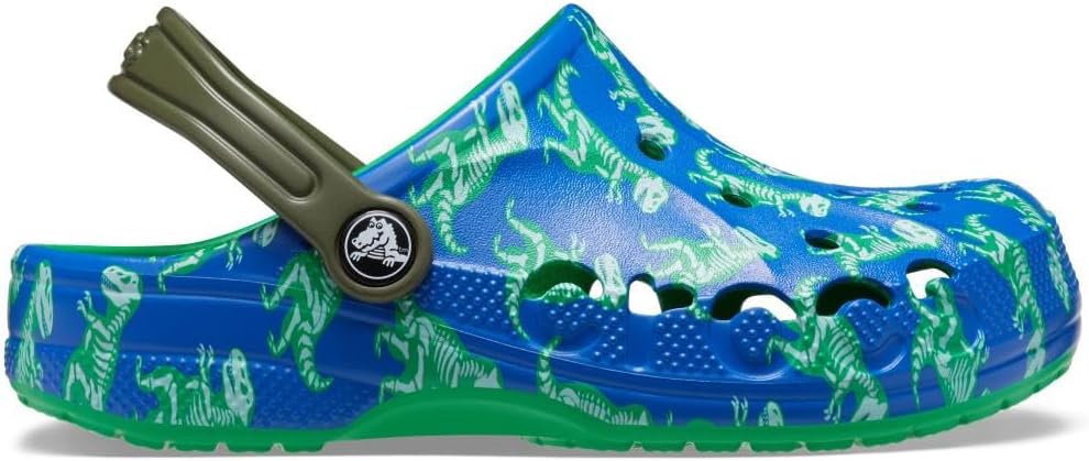Crocs Unisex Kid's Baya Clog T 19/20 EU Blue Bolt Multi, 19/20 EU Blue Bolt Multi