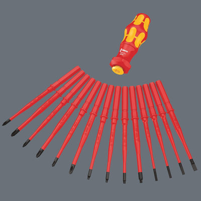 Wera '05057484001 Kraftform Kompakt Turbo i 1 Getriebe-Schraubendreher-Satz, 16-teilig