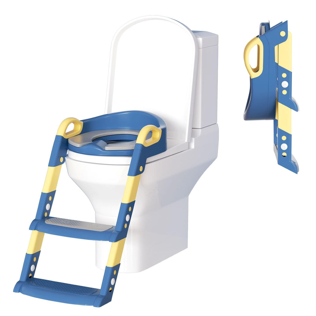 toilettensitz kinder mit treppe Toiletten Training faltbar und Tragbar Tritthocker für Kinder oder U