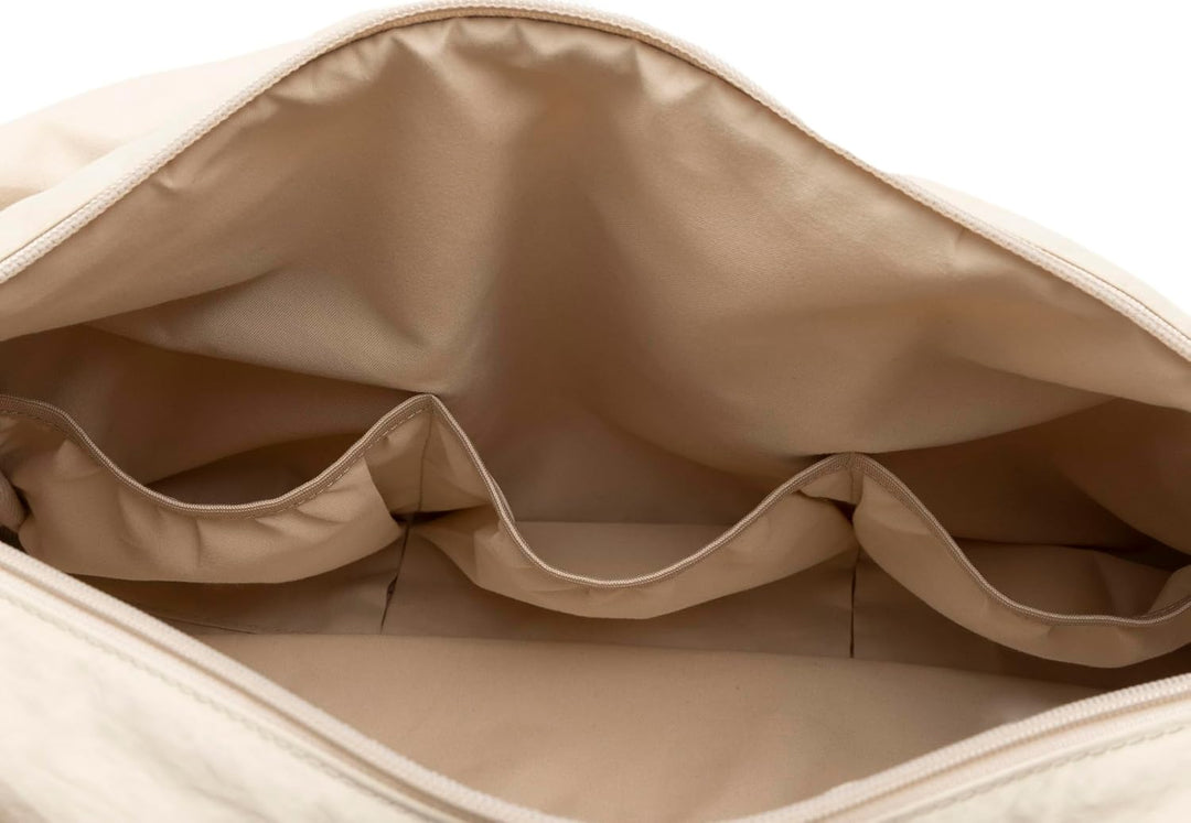 Jollein Wickeltasche Urban – Warm Sand – Moderne Wickeltasche – Wasserabweisend &amp; Pflegeleicht – Mit