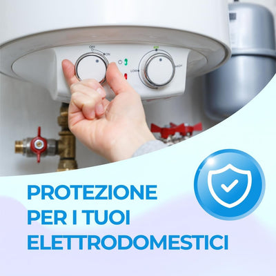 WK Drehbarer Polyphosphatspender mit By-Pass-Wasserhahn und Tablette im Lieferumfang enthalten.