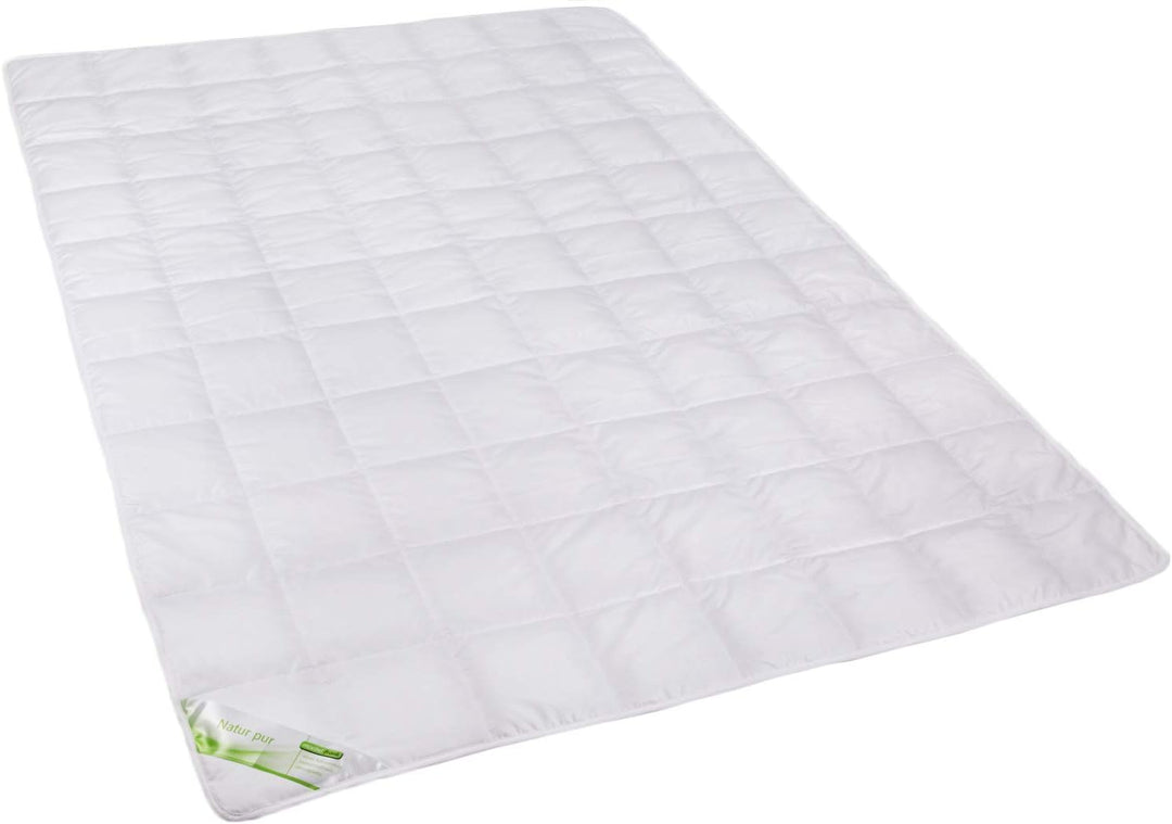 franknatur Kinderbettdecke Bettdecke Sommer Lyocell Tencel Baumwolle 100x135 Weiss 100 x 135 cm, 100