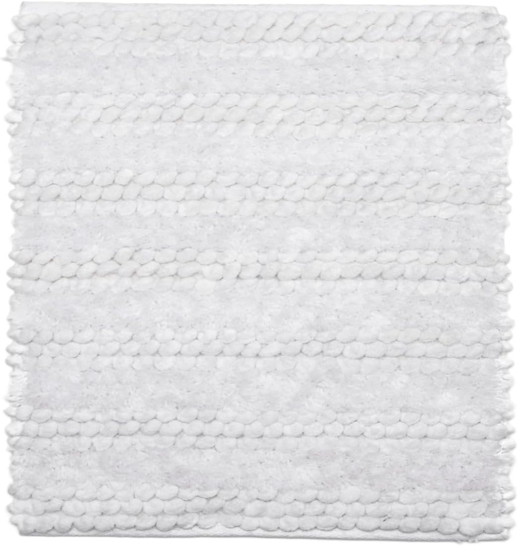 Heckett Lane Roberto Bidet Mat, Polyester, blank, 60 x 60 cm