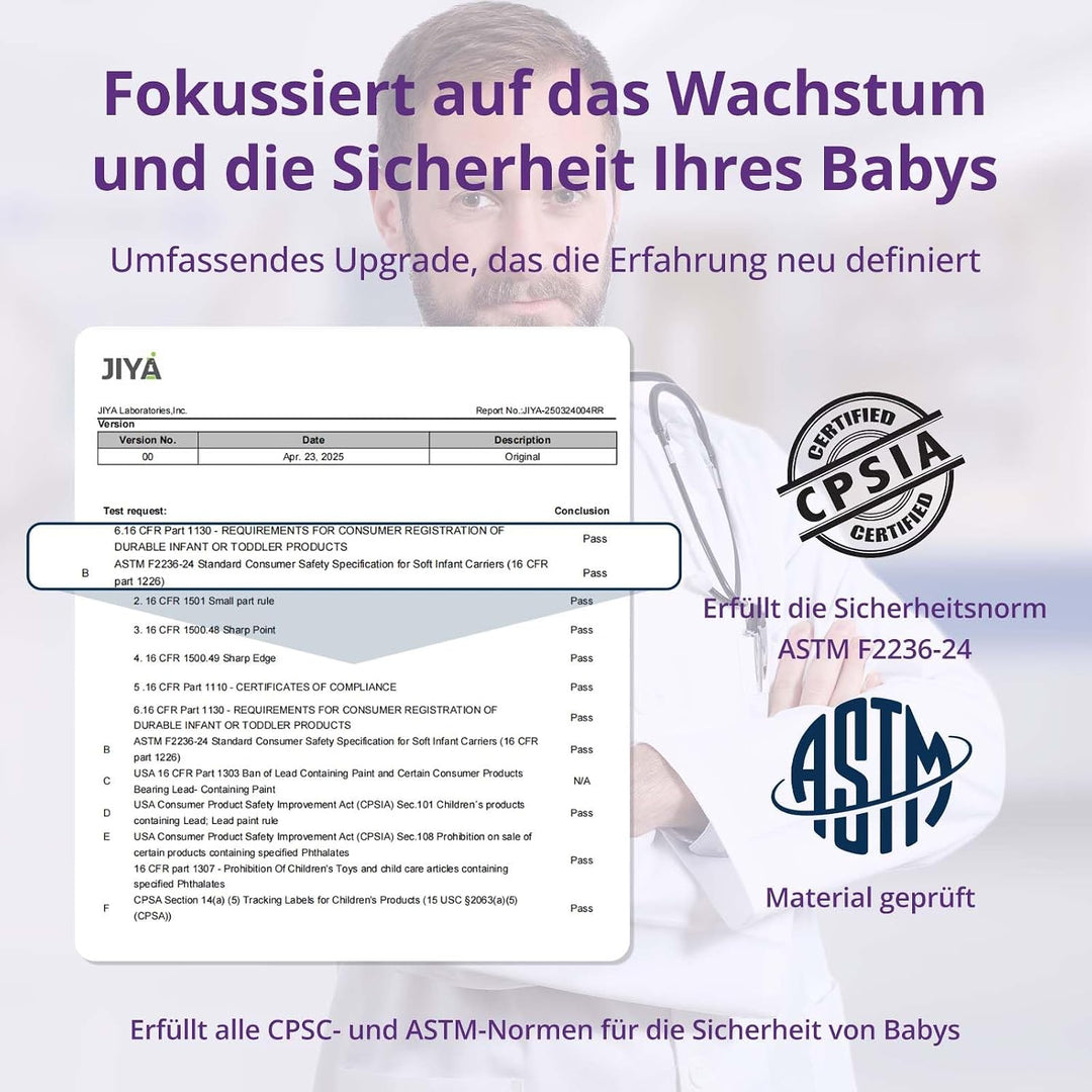 Ergonomische Babytrage mit verstellbarem Riemen, 4-in-1-Tragetasche für Neugeborene und Kleinkinder,