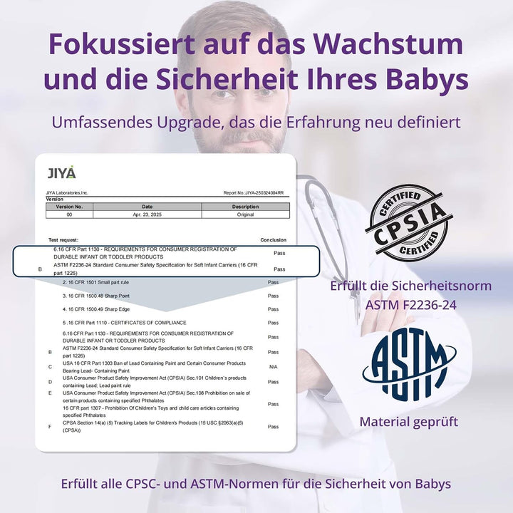 Ergonomische Babytrage mit verstellbarem Riemen, 4-in-1-Tragetasche für Neugeborene und Kleinkinder,