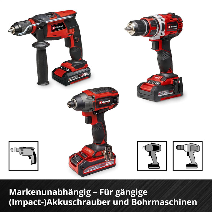 Original Einhell Adventskalender 2025 Werkzeug (37-tlg. Set mit Bit- und Ratschenzubehör, Schneid-/M