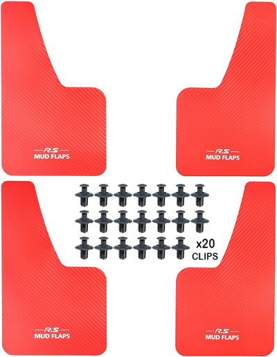 XUKEY Universal-Schmutzfänger 36x21cm für Auto, Pickup, SUV, Van, LKW, vorne und hinten, Spritzschut
