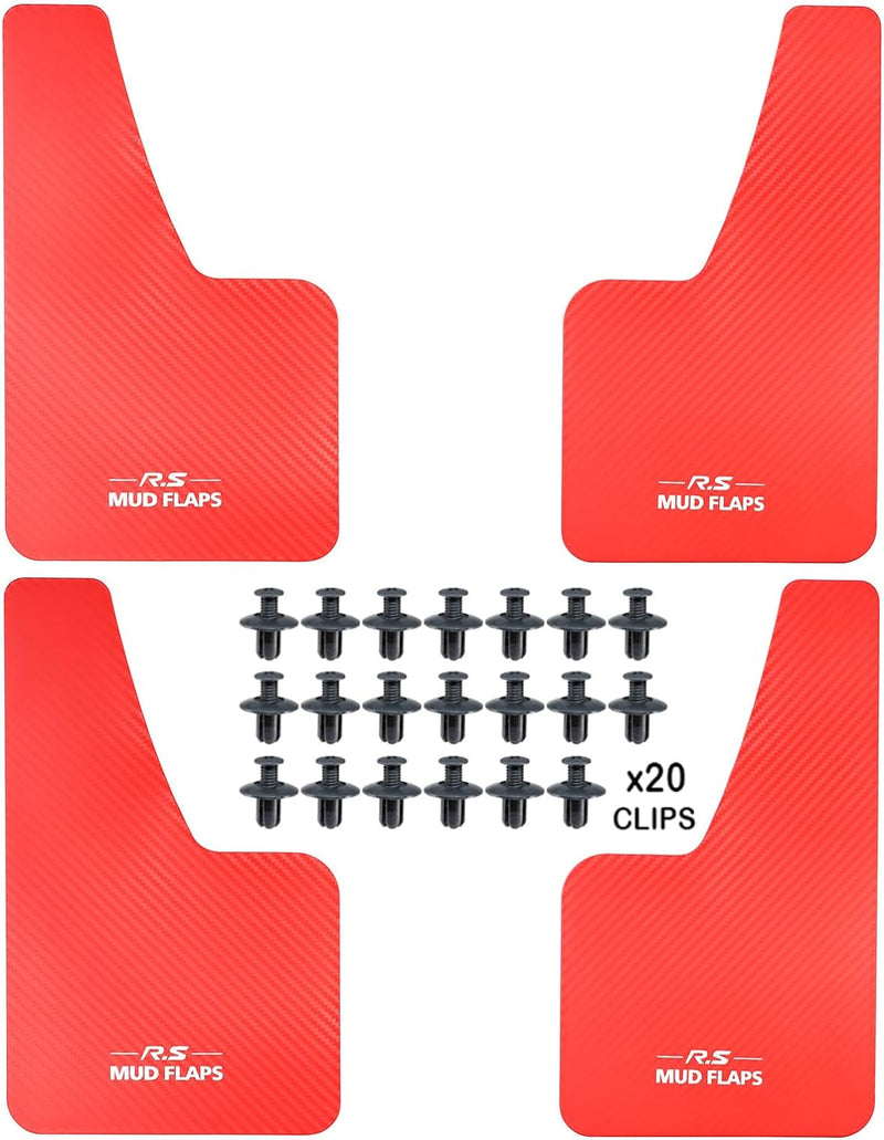 XUKEY Universal-Schmutzfänger 36x21cm für Auto, Pickup, SUV, Van, LKW, vorne und hinten, Spritzschut