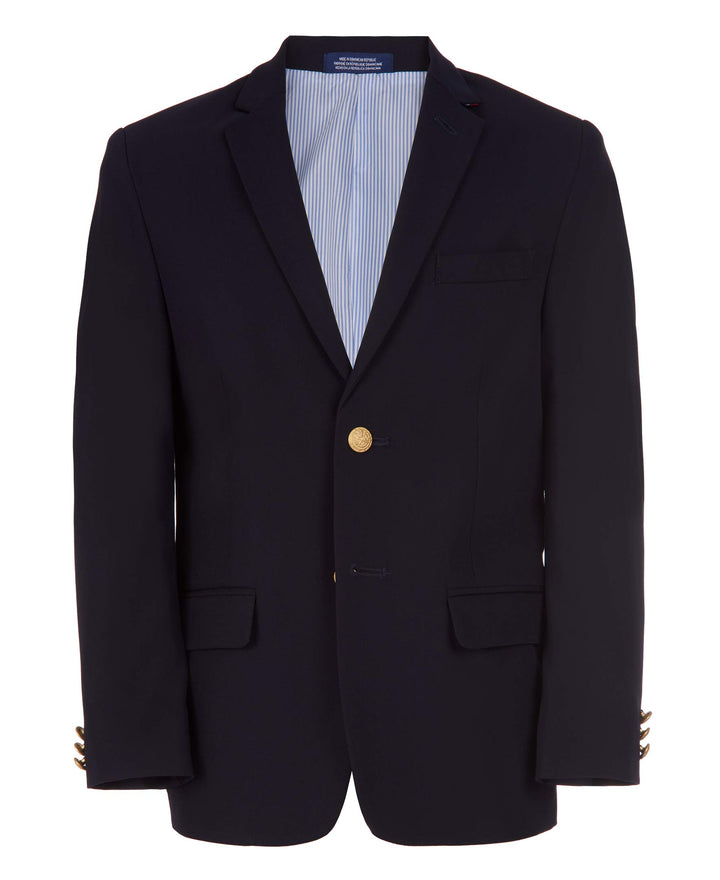 Izod Jungen Brass Button Blazer Jacket Blazer 10 Husky Blaues Indigo, 10 Husky Blaues Indigo