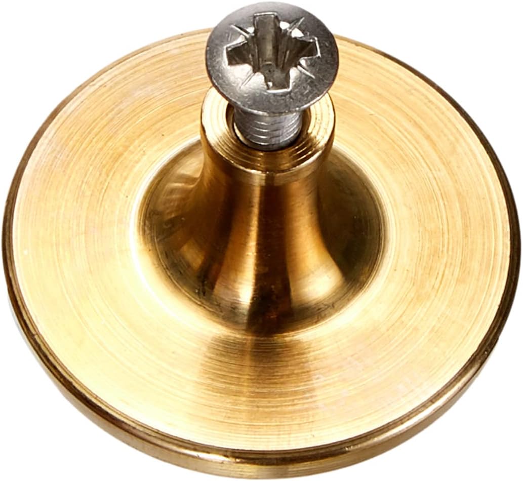 Staub 1190112 Messingknauf, mittel, schwarz, 3,0x3,0x1,8 cm Messing 3 cm, Messing 3 cm