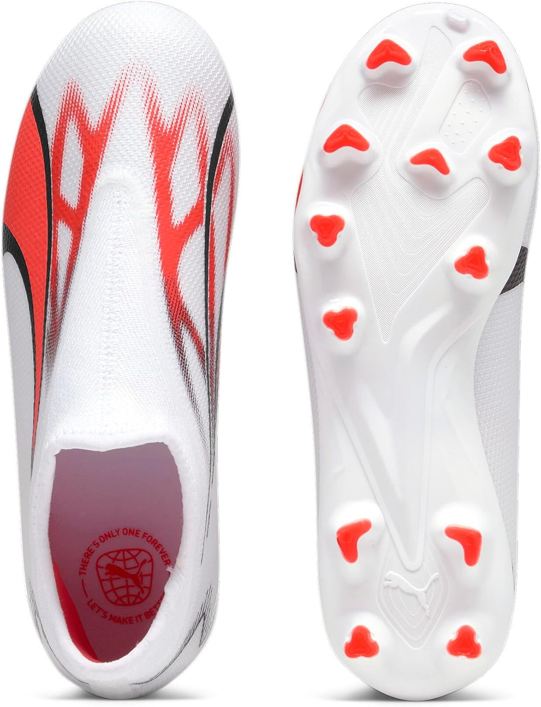 PUMA Unisex Kinder Ultra Match Ll Fg/Ag Jr Fussballschuh 27 EU Puma White Puma Black Fire Orchid, 32