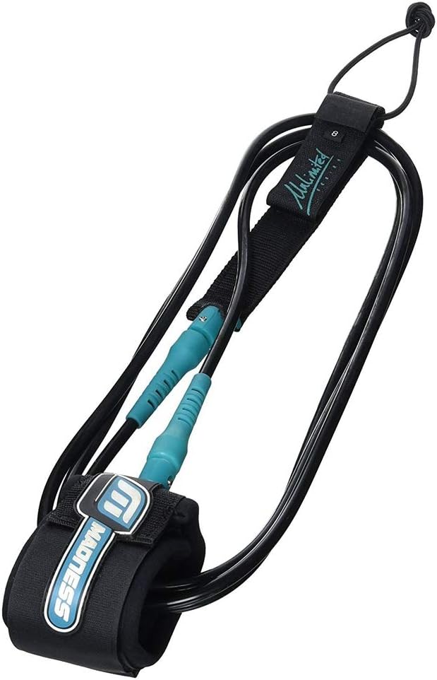 Madness Unlimited Leash für Surfbretter, 8.0 FT Schwarz, 8.0 FT Schwarz