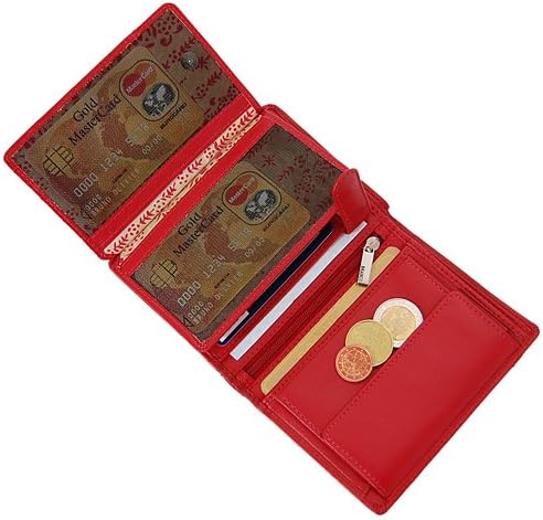 GoBago Branco Leder Damen Geldbörse Portemonnaie Geldbeutel (Toupe), Toupe