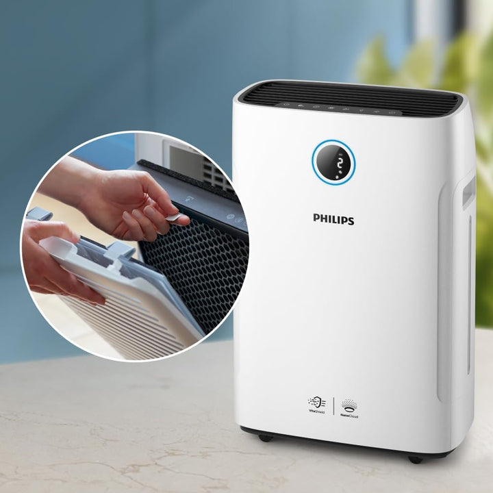 Philips Domestic Appliances FY1413/30 Aktivkohlefilter für Luftreiniger series 1000, Schwarz