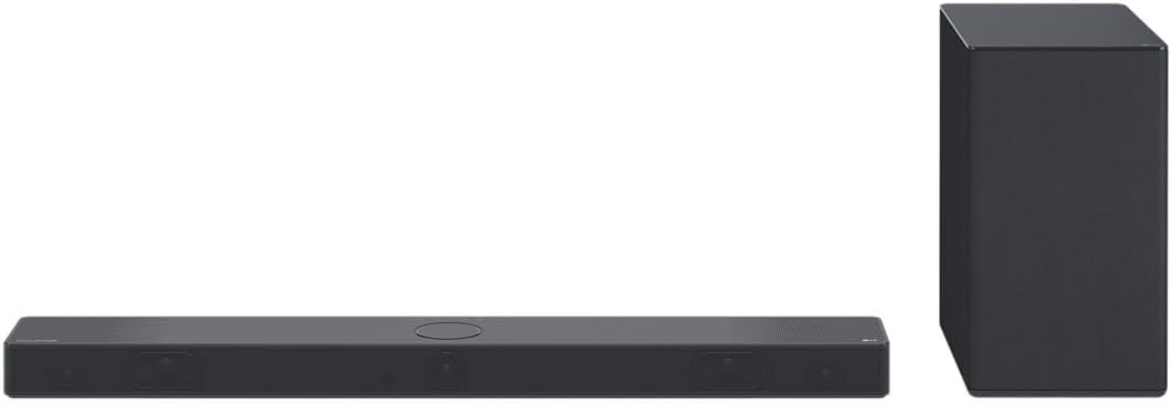 LG DSC9S 3.1.3 Soundbar (400W) mit kabellosem Subwoofer (Dolby Atmos, HDMI, Bluetooth), Schwarz [Mod