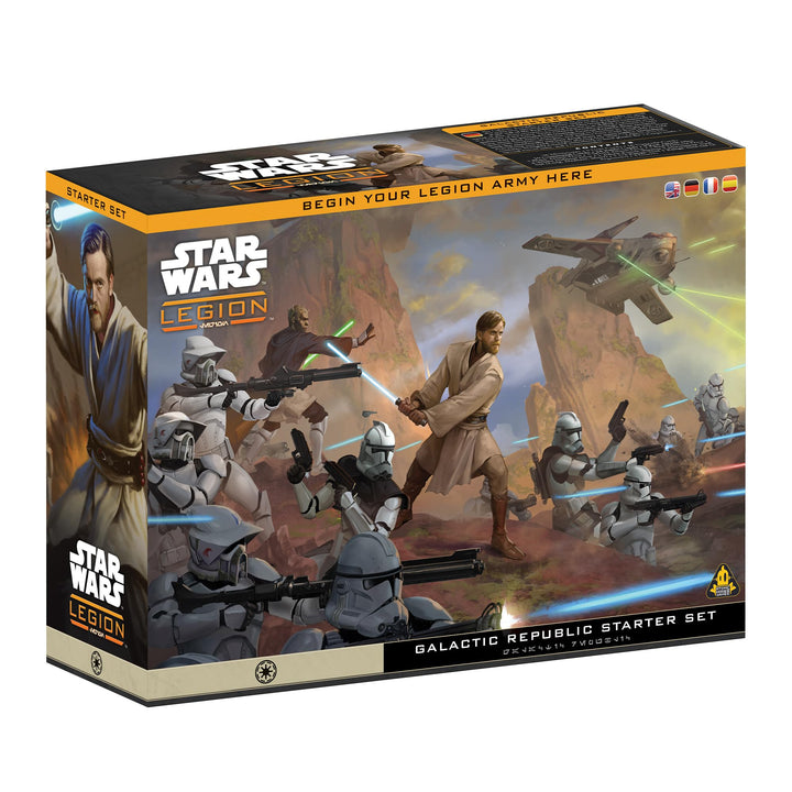 Asmodee, Star Wars: Legion – Galactic Republic Starter Set (Galaktische Republik-Starterset), Atomic