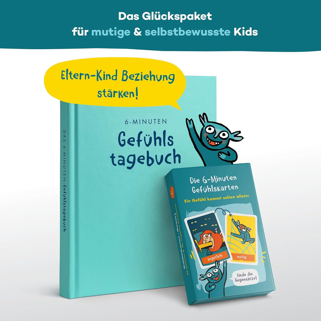 Das 6-Minuten Tagebuch für Kinder | Tagebuch für Jungs & Mädchen | Dankbarkeitstagebuch für mehr Sel