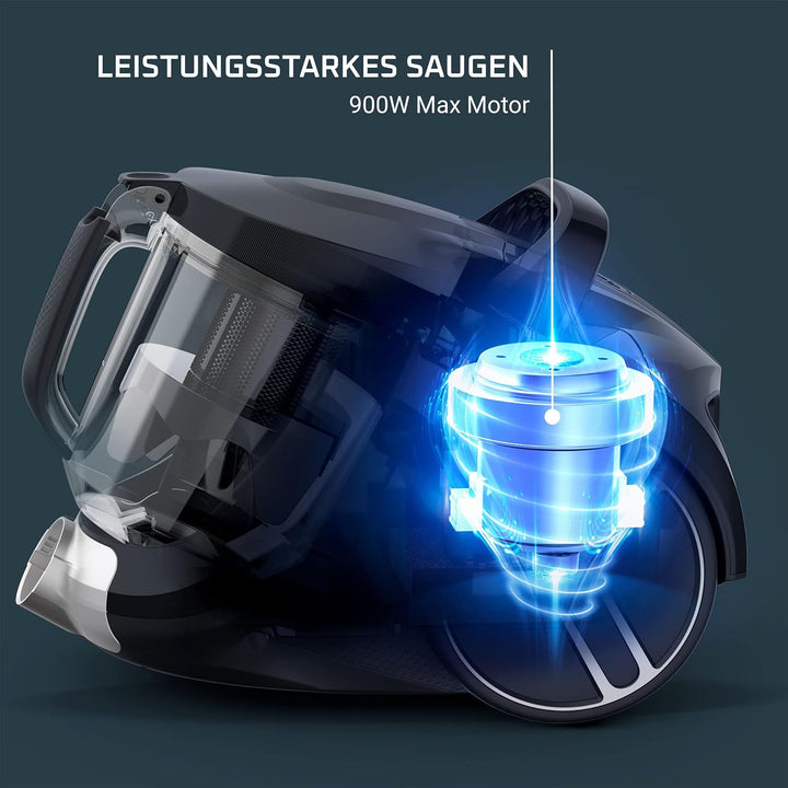 Rowenta Compact Power XXL Staubsauger ohne Beutel [bis zu 900 W max für einen niedrigen Energieverbr