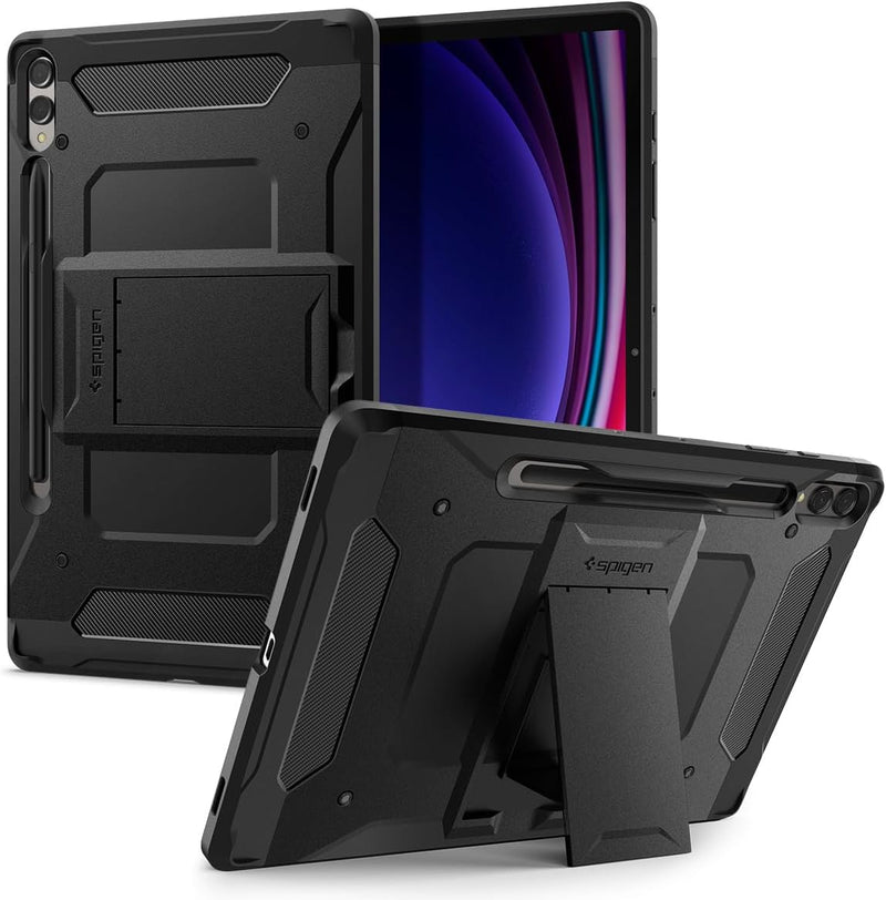 Spigen Tough Armor Pro Entwickelt für Samsung Galaxy Tab S9+ Hülle (2023) - Schwarz