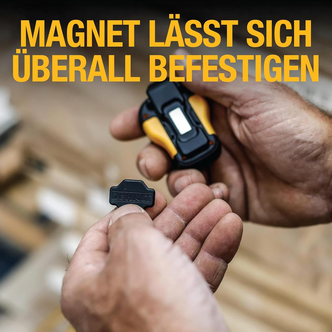 dewalt Jobsite Pro 190-1148-DW2 Tragbarer Bluetooth-Lautsprecher, Schwarz/Gelb, Gelb Magnetic versio