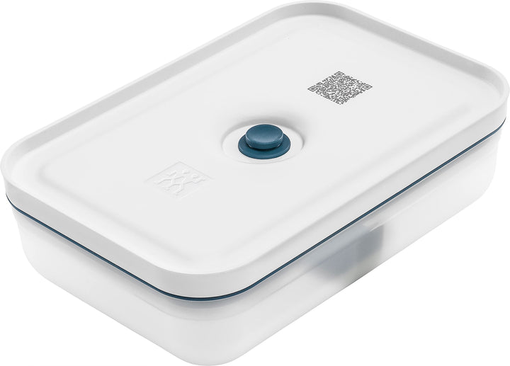 ZWILLING Fresh & Save Vakuum Lunchbox, Grösse L flach, Kunststoff, Semitransparent-La Mer Semitransp