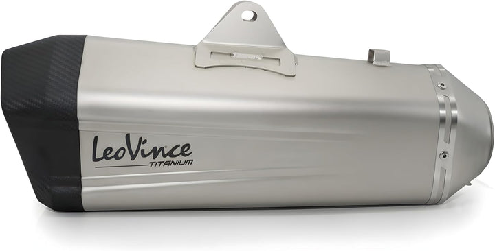 Endschalldämpfer/Auspuffanlage LeoVince SLIP-ON SBK LV-12, Titanium, Carbon Kappe, mit Zulassung für