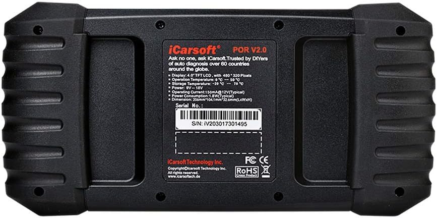 iCarsoft OBD II Diagnosetool POR V2.0 icpor2 Passend Fuer (Auto-Marke): Porsche uneingeschraenkt 1St