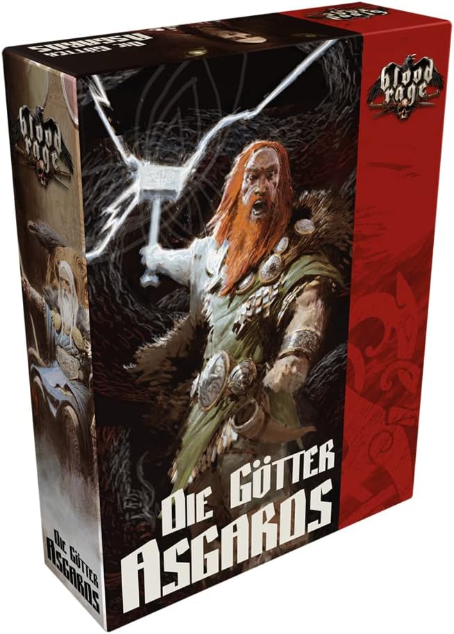 CMON | Blood Rage – Die Götter von Asgard | Erweiterung | Expertenspiel | Strategiespiel | 2-4 Spiel