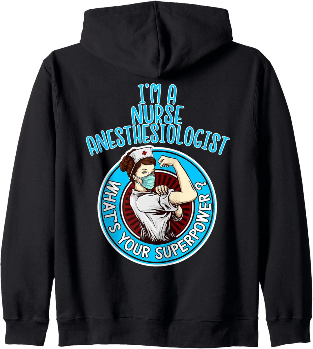 Krankenschwester Anästhesist Shirt für Frauen Kapuzenjacke