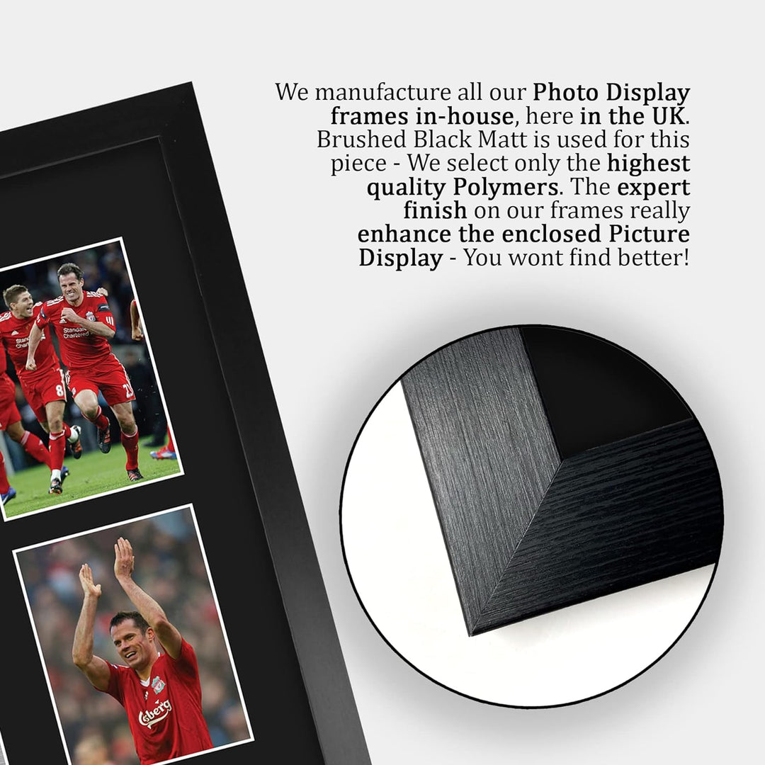 HWC Trading FR A3 Steven Gerrard & Jamie Carragher Liverpool Geschenke Gedruckt, Signiert Autogramm