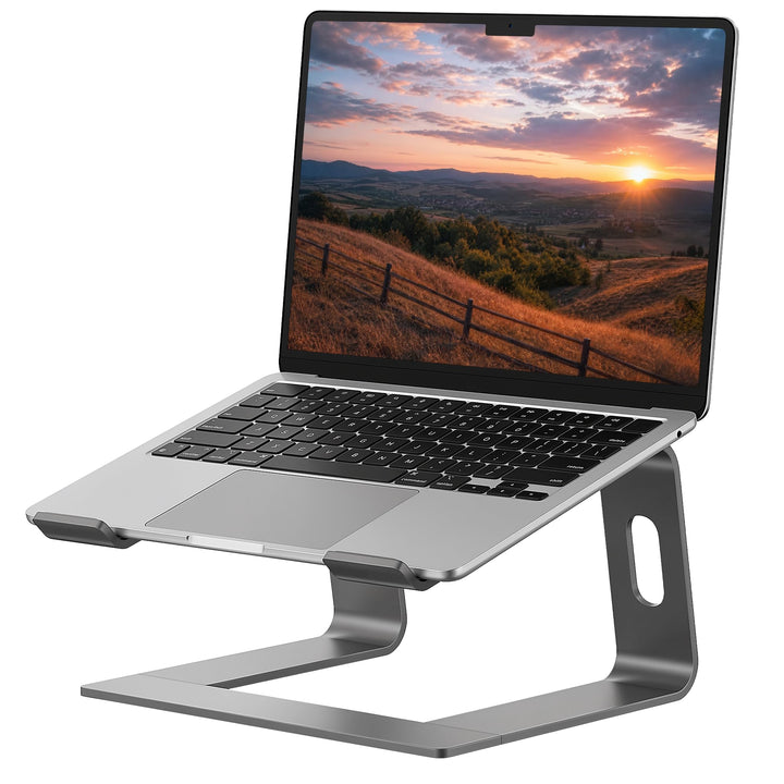 SOUNDANCE Laptop-Ständer, Aluminium-Computer-Erhöhung, ergonomischer Laptop-Ständer für den Schreibt
