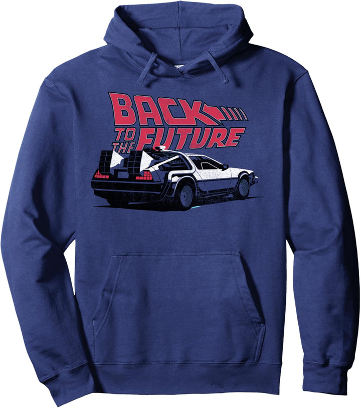 Back To the Future DeLorean Graphic Pullover Hoodie